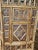1990s Pair Vintage Brighton Pavilion Style High-Back Fretwork Bamboo Rattan Armchairs For Sale - Image 5 of 12
