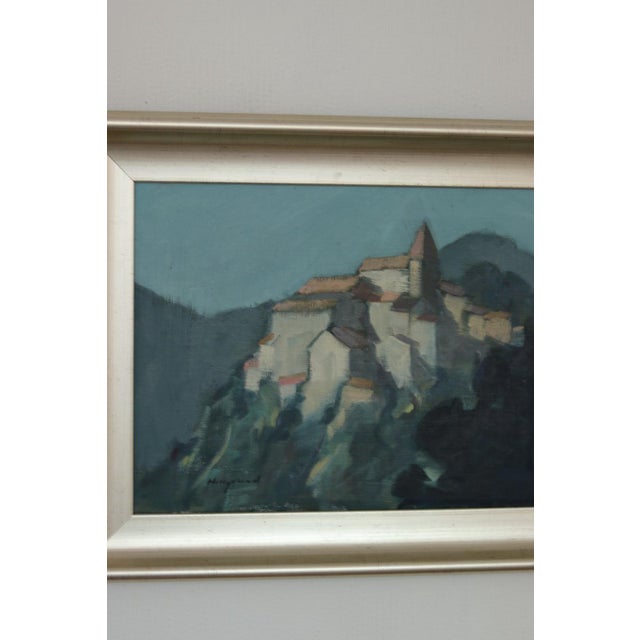 Bengt Hillgrund, Village Motif, 1950s, Oil on Canvas, Framed For Sale - Image 13 of 18