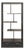 Asian Inspired Asymmetrical Dark Brown Shelving Display Cabinet Divider For Sale
