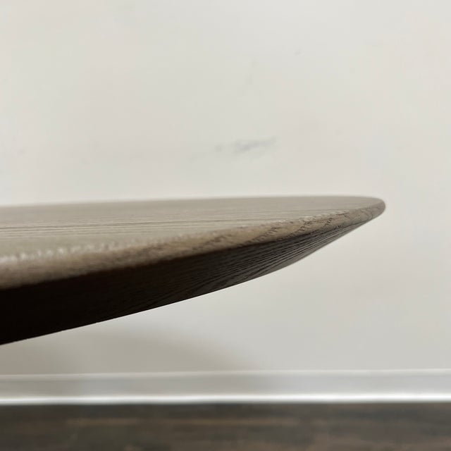 Restoration Hardware Aero Wood Oval Dining Table Chairish