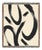 Black and Cream Abstract Woven Throw Blanket – 60 × 50 For Sale
