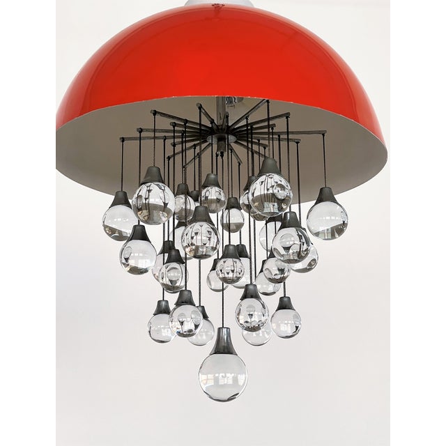 Space Age Jelly Fish Pendant Light, 1980s For Sale - Image 11 of 16