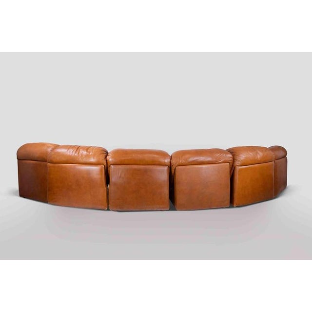 Vintage Modular Sofa in the style of Vico Magistretti, 1970s, Set of 6 For Sale - Image 6 of 11