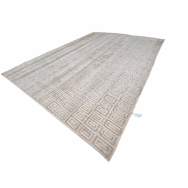 Rh Rajouri Silk & Wool Rug – 12' × 15' Bronze | Silk | Hand-Knotted | 100 Knots Per Square Inch | Made in Nepal For Sale - Image 14 of 18