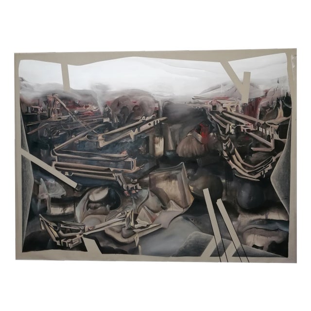 Stefano Mazzolini, Valind, 2020, Oil & Acrylic on Canvas For Sale