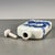 Vintage Blue & White Porcelain Snuff Bottle – Guiguzi Descending the Mountain Motif For Sale - Image 9 of 9