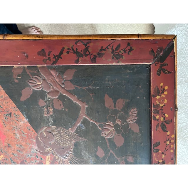 Traditional Antique Chinoiserie Bamboo Aesthetic Movement Table For Sale - Image 3 of 7