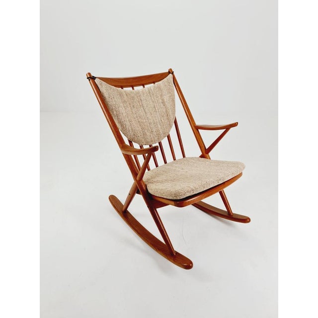 Danish Teak Rocking Chair by Frank Reenskaug for Bramin, 1960s For Sale - Image 12 of 18