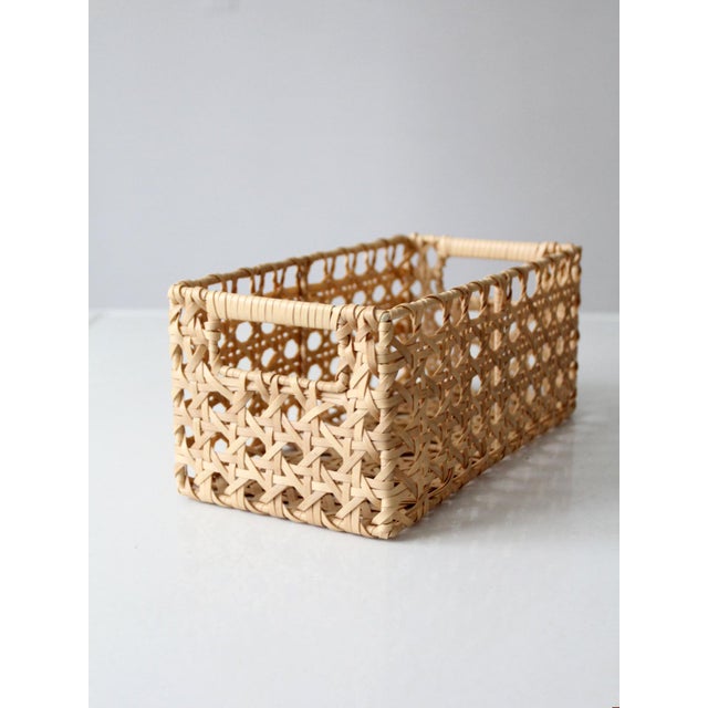 Vintage Woven Storage Basket For Sale - Image 6 of 12