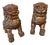 Antique Gilded Foo Lions - a Pair For Sale