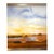 Serene landscape with a soft sunset sky, water reflections, and distant trees in earthy autumn tones. Add a touch of...