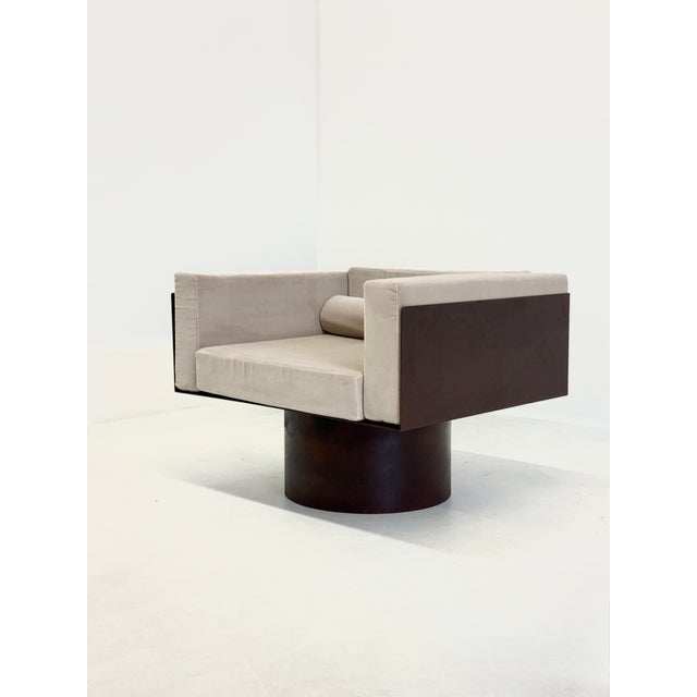Italian Sculptural Metal Lounge Chair, 1970s For Sale - Image 11 of 11