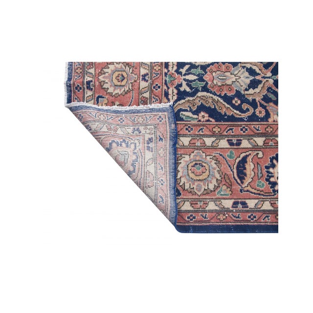 1960s Large Vintage Unique Oushak Rug - 9`10" X 12`8" For Sale - Image 5 of 6