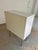 White Highboard with Circular Relief Pattern and Minibar from Belgium For Sale - Image 9 of 11