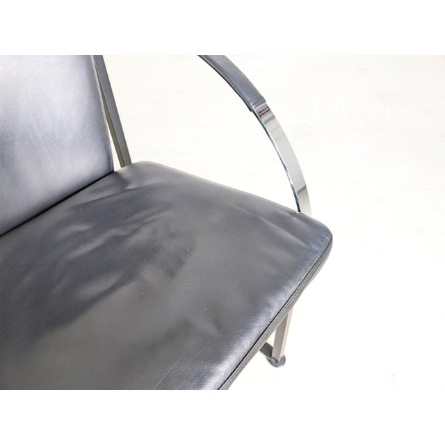 Chairs in Leather from Ronald Schmitt, Set of 6 For Sale - Image 9 of 12