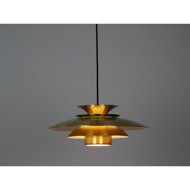 Vintage Danish Roma Pendant Lamp from Junge, 1980s For Sale - Image 6 of 9