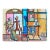 Late 20th Century Abstract -- Two Figures and Interior by Michael Eggleston For Sale