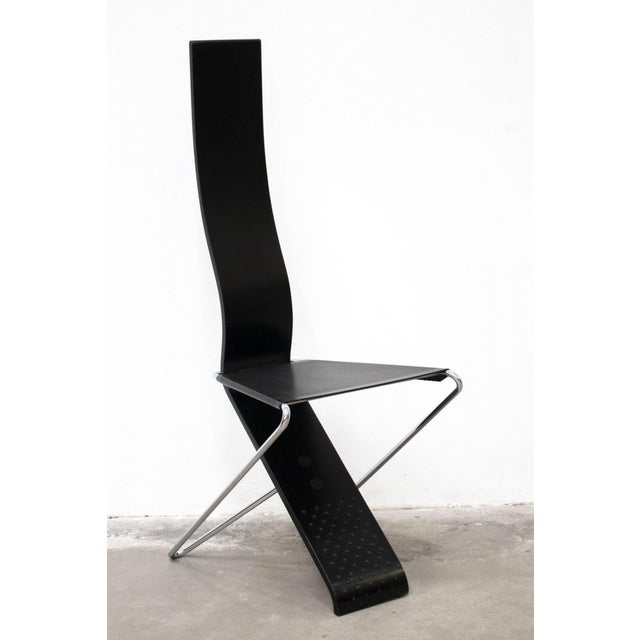 Impronta Chair by Pietro Arosio, 1980s For Sale - Image 4 of 18