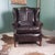 Wingback Chair in Sheepskin, 1970s For Sale - Image 10 of 16