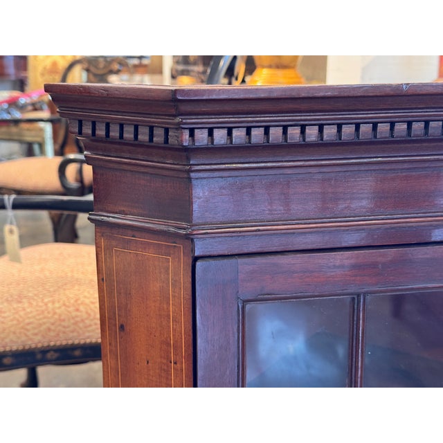 Mid 18th Century George II Mahogany Hanging Corner Cupboard For Sale - Image 12 of 13
