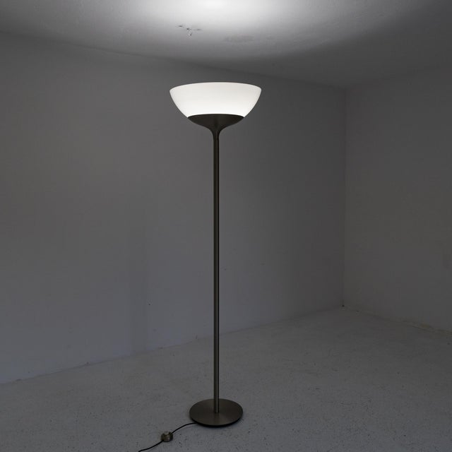 Silver Aminta Floor Lamp for Artemide, Milan, 1960s For Sale - Image 8 of 10
