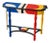 1960s One-of-a-Kind Hand-Painted Bauhaus-Inspired Console Table For Sale