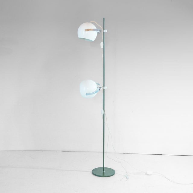 Mid-Century Modern Vintage Space Age Eye Ball Floor Lamp in style of Reggiani, Italy, 1970s For Sale - Image 3 of 17