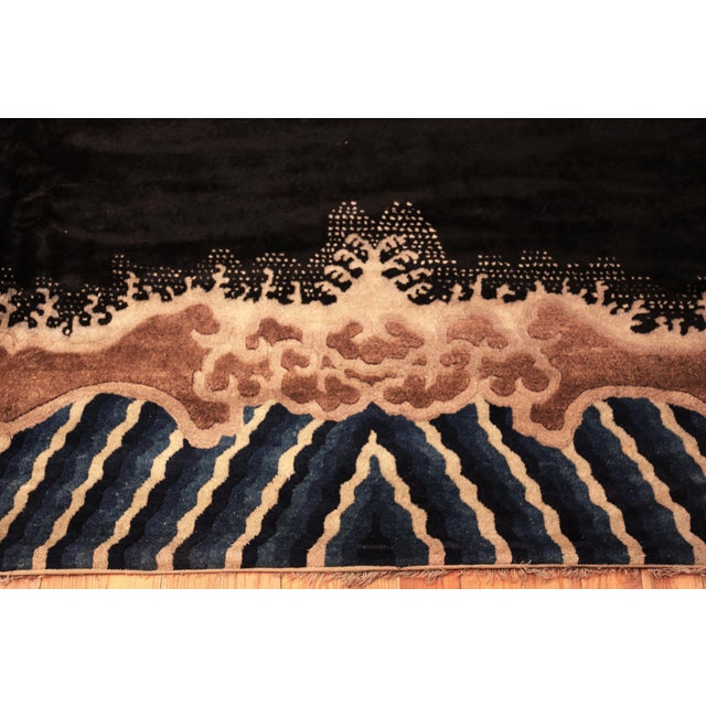Nazmiyal Collection Antique Chinese Peking Rug For Sale In New York - Image 6 of 9