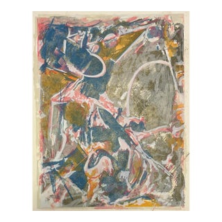 1960s Cathal O'Toole Abstract Lithograph For Sale