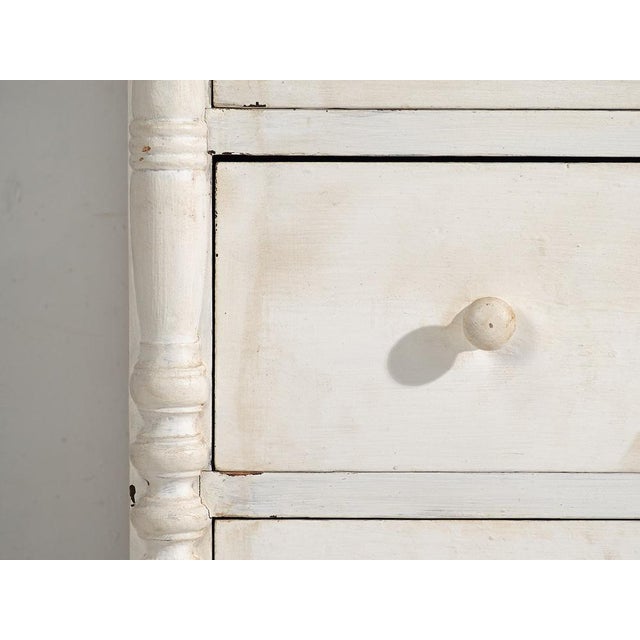 Rustic White Chest of Drawers For Sale - Image 3 of 10