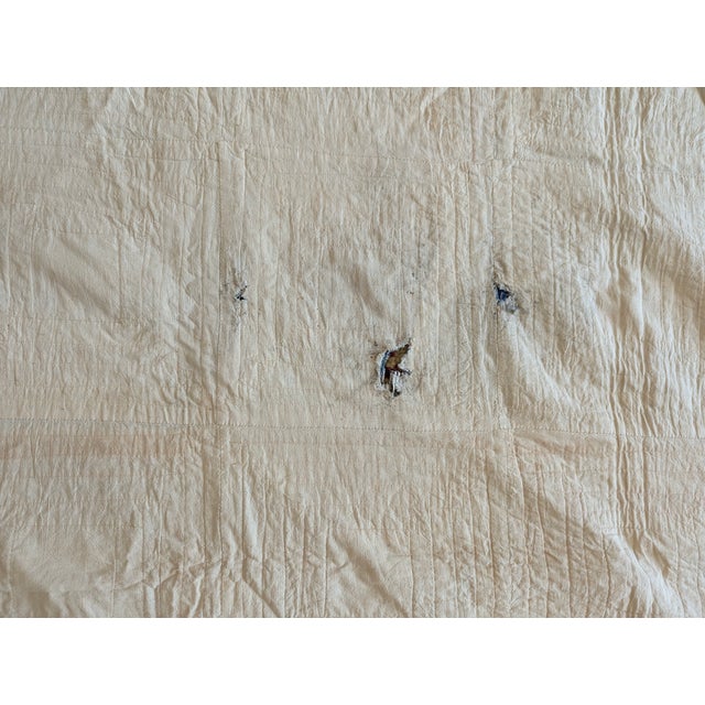 Antique Log Cabin Quilt, Likely 19th Century For Sale - Image 15 of 15