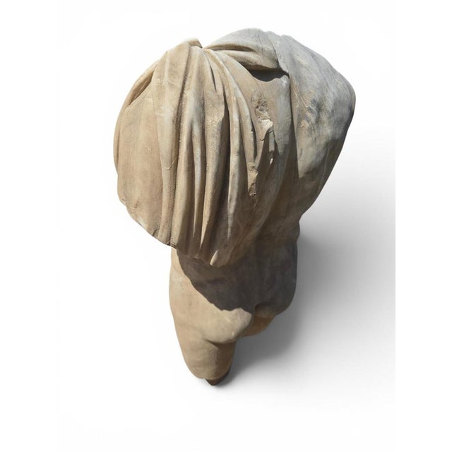 Stone Italian Artist, Large Torso of a Greek Athlete, 1950, Marble For Sale - Image 7 of 11