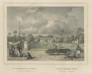 Residence House in Serang, 1844, Paper
