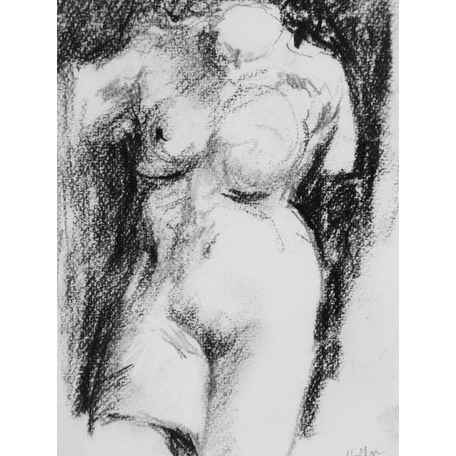 Martha Holden Contemporary Drawing, "Black and White Venus" For Sale - Image 4 of 5
