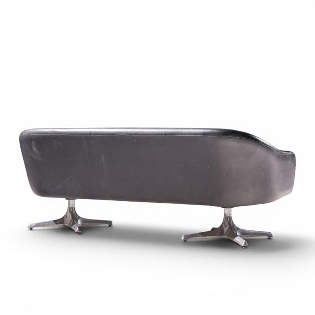 Metal Chromcraft Mid Century Tufted Sofa For Sale - Image 7 of 9