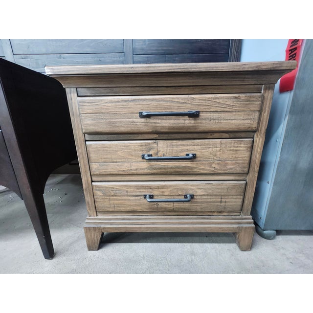 2020s Kincaid Plank Road Stone Blair Nightstand 706-420s For Sale - Image 5 of 5