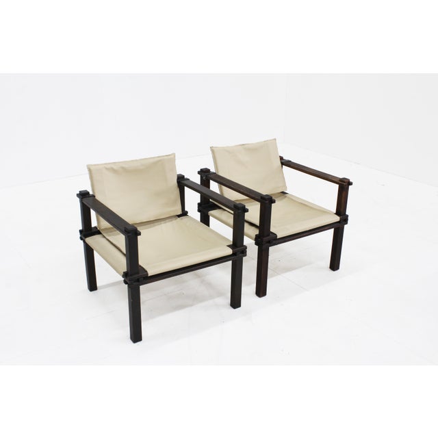 Mid-Century Modern Armchairs by Gerd Lange for Bofinger, 1960s, Set of 2 For Sale - Image 4 of 11