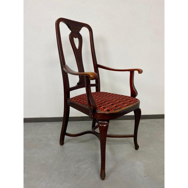 Wood Secession Armchairs attributed Adolf Loos for Thonet, 1890s, Set of 2 For Sale - Image 7 of 12