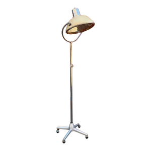 Midcentury Adjustable Industrial Medical Floor Lamp