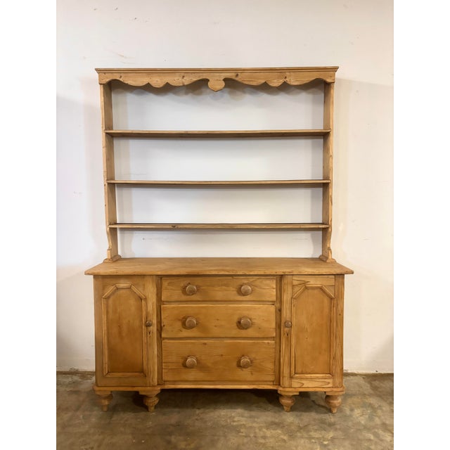 Brown 19th Century English Pine Dresser For Sale - Image 8 of 8