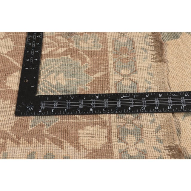 Textile Vintage Turkish Oushak Rug, 07'09 X 12'09 For Sale - Image 7 of 10