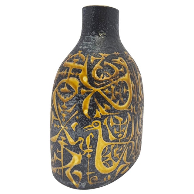 Ceramic Nils Thorsson for Aluminia Baca 714/3223 Bird Vase, Denmark, Circa 1965 For Sale - Image 7 of 12