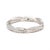 Modern 0.40ctw Diamond Twisted Eternity Band Ring, Platinum, Ring Size 5.75 For Sale - Image 3 of 5