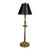 Frederick Cooper Rope Twist Polished Brass Candlestick Table Lamp, Vintage For Sale
