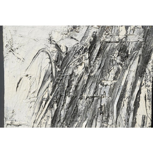 Black Christoph M. Gais, Triptych, 1988, Oil Painting on Canvas, Framed, Set of 3 For Sale - Image 8 of 13
