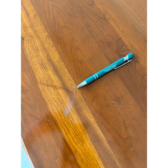 Jamestown Sterling 73" Cherry Extension Dining Table For Sale - Image 9 of 12