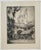 Horace Devitt Welsh (1888-1942) Building with Cuban flag etching, pencil signed lower right.