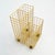 Postmodern Yellow Wire Storage on Wheels, 1980s For Sale - Image 3 of 9