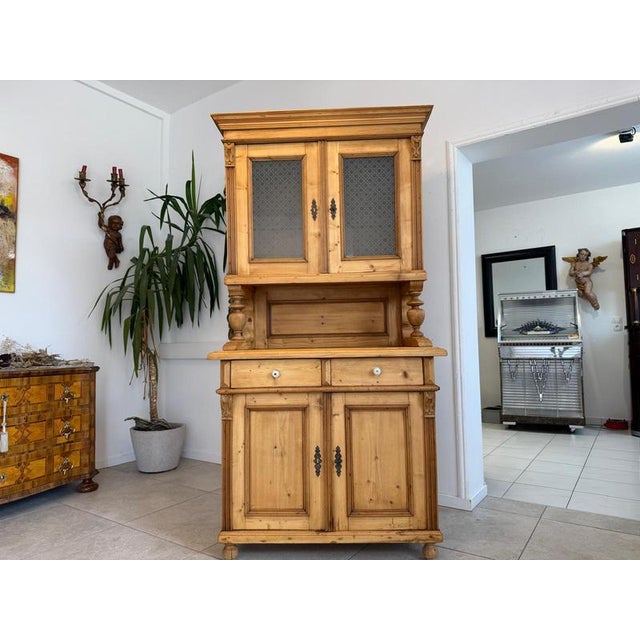 Gründerzeit Kitchen Farmhouse Cupboard For Sale - Image 3 of 14