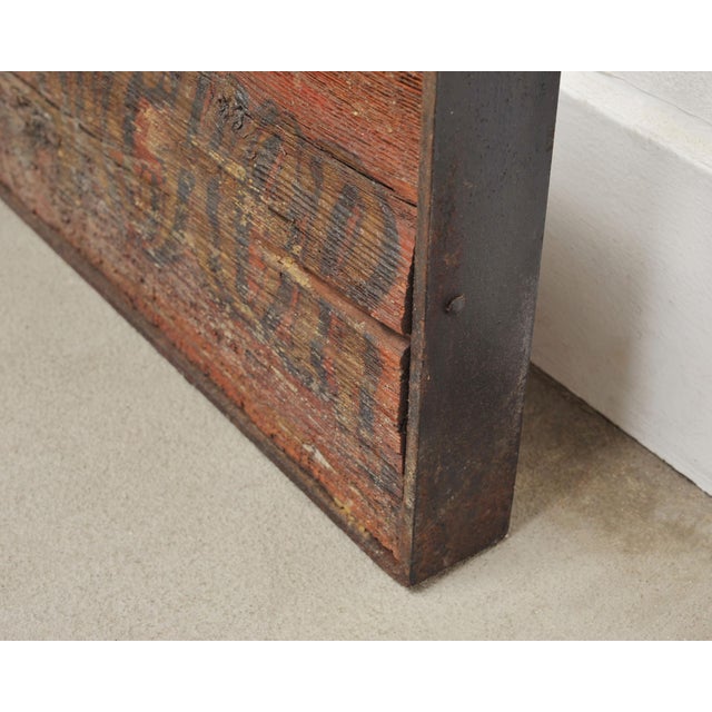 British Crown & Anchor Iron Hanging Tavern or Pub Sign For Sale - Image 9 of 18